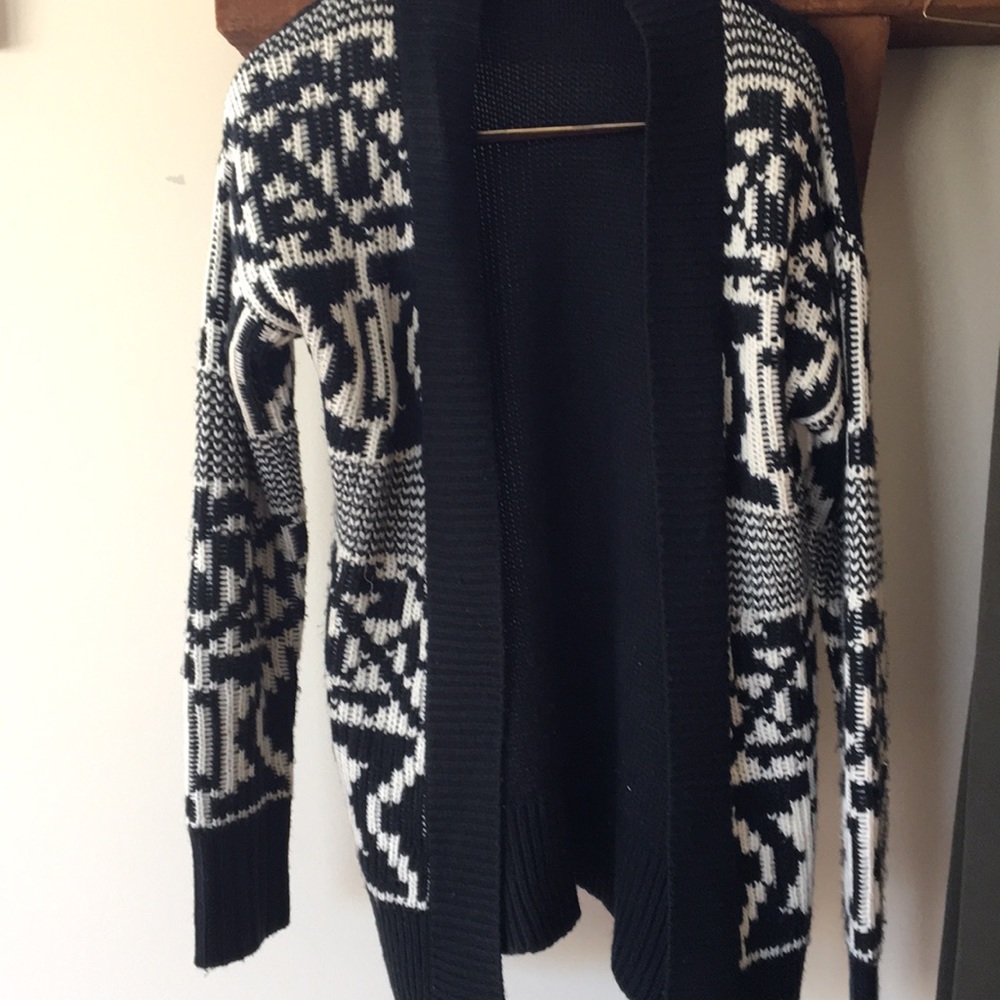 Black and White cardigan
